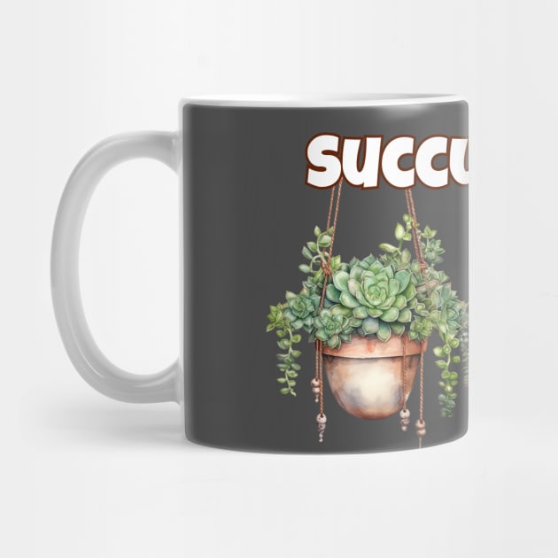 Succulent and Cactus Lover by mw1designsart